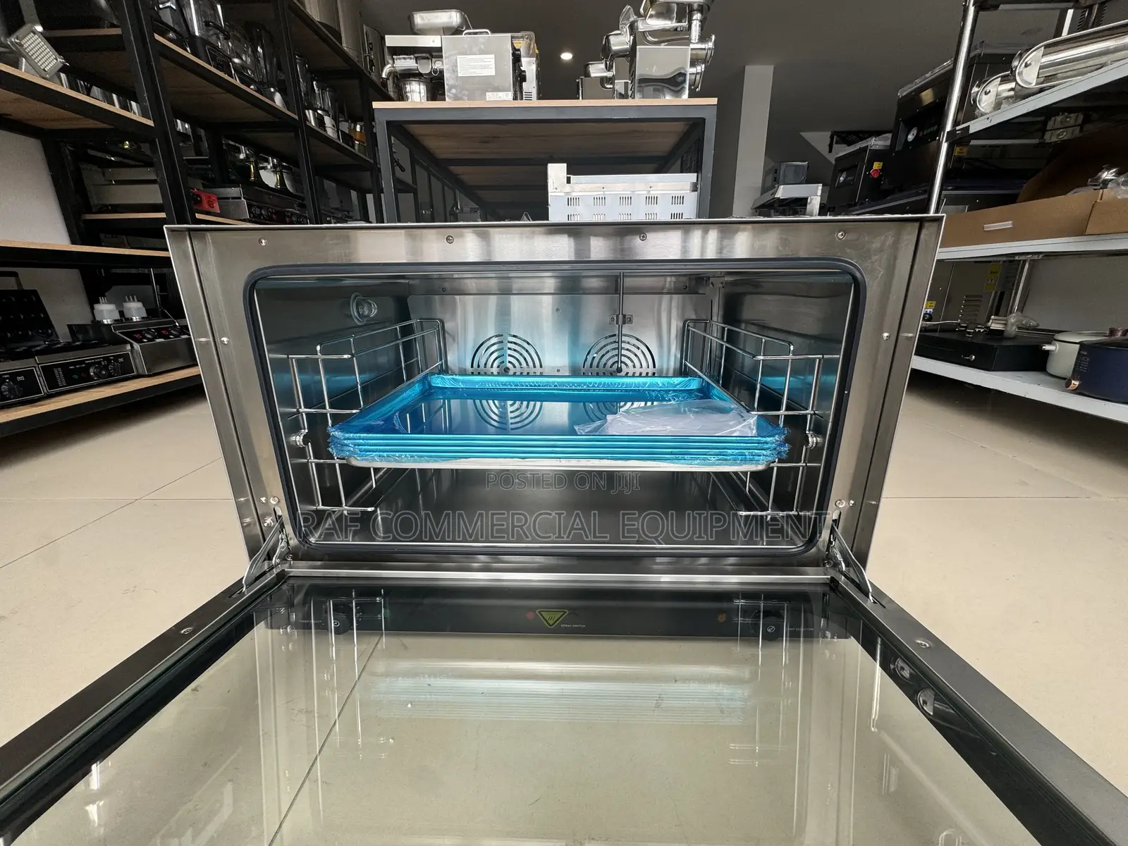 Commercial 4 Tray Convection Oven With Steam Electric