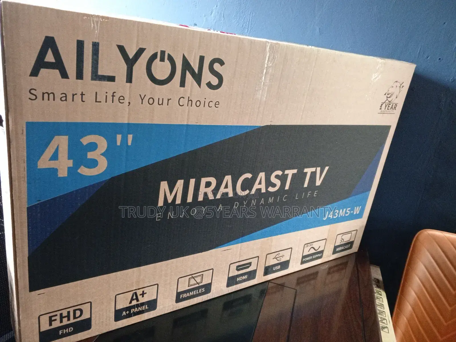 Enjoy a Dynamic Life With 43 Ailyons Miracast Television