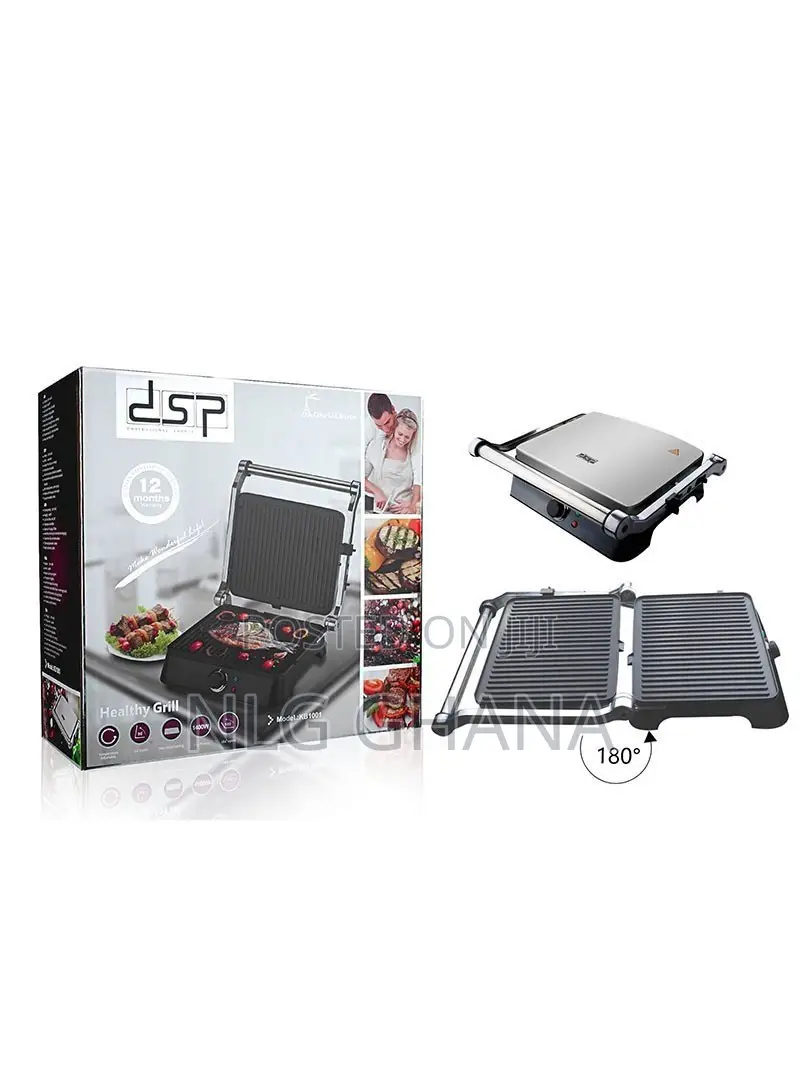 1400w Stainless Steel Electric Non-Stick Grill. Ghx1012