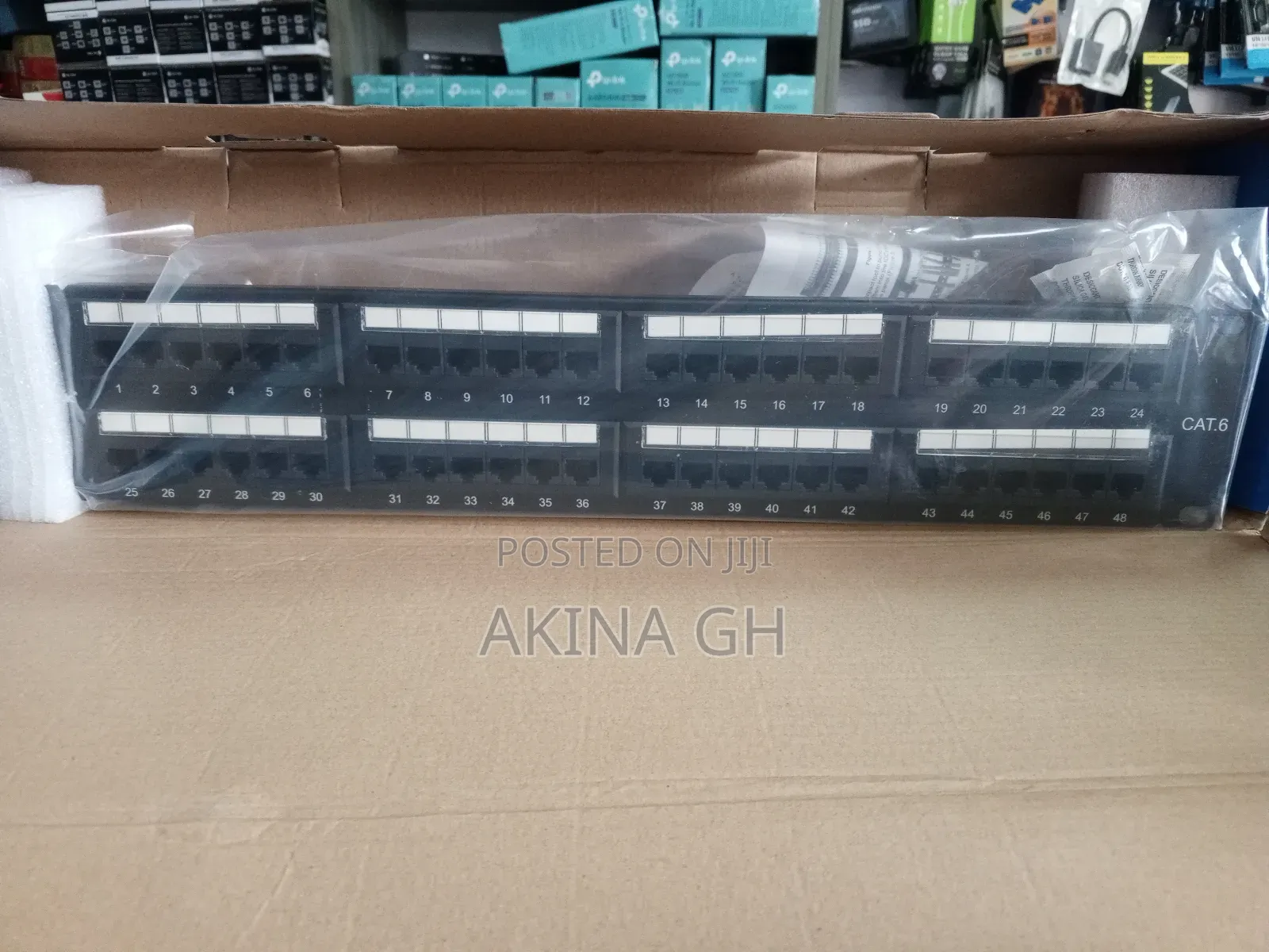 D-Link Unshielded 48 Port Patch Panel Full-Loaded