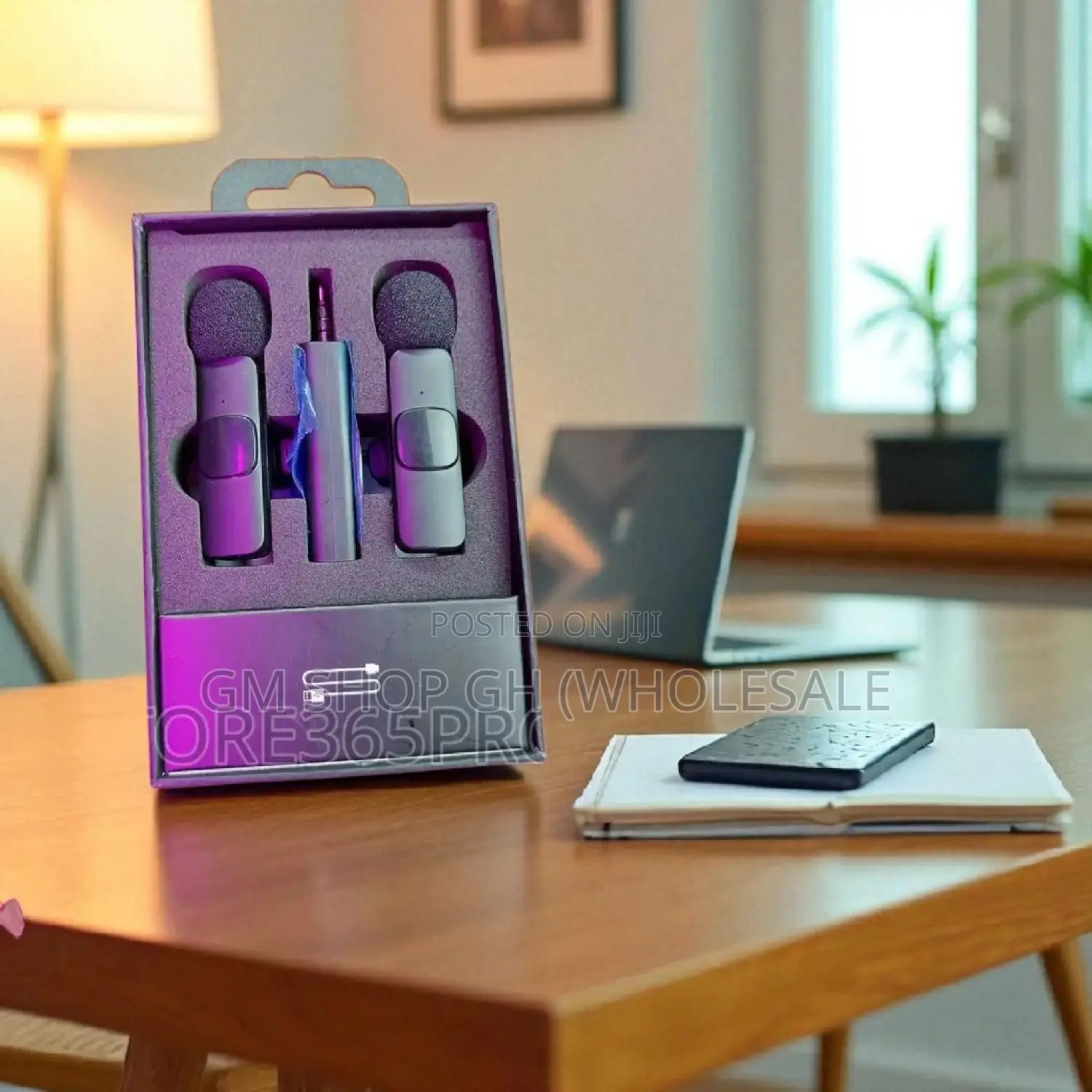 2 in 1 Wireless Microphone Noise Cancellation (643677)