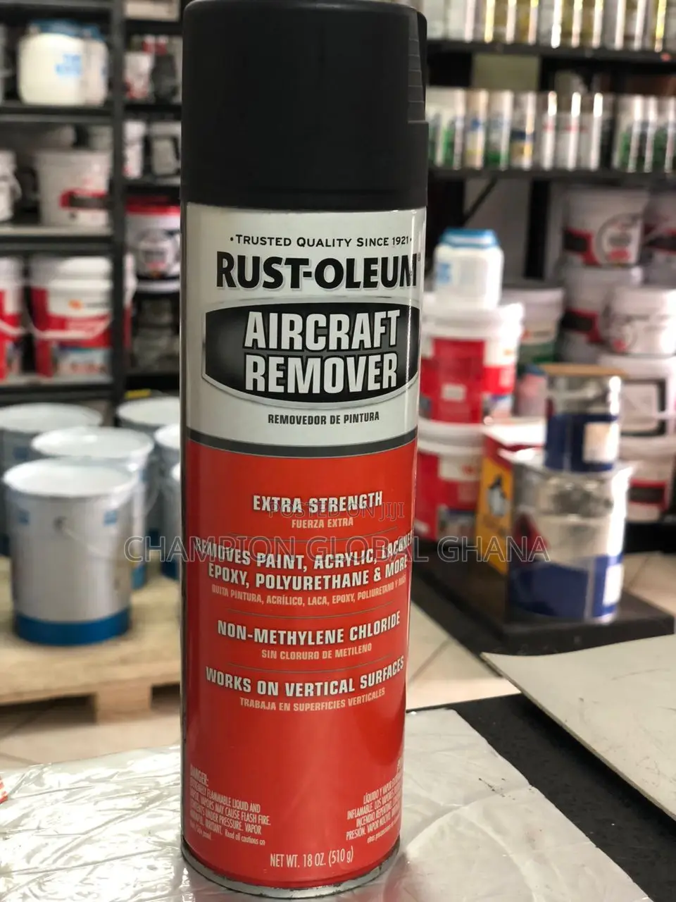 Aircraft Remover Stains and Paint Remover