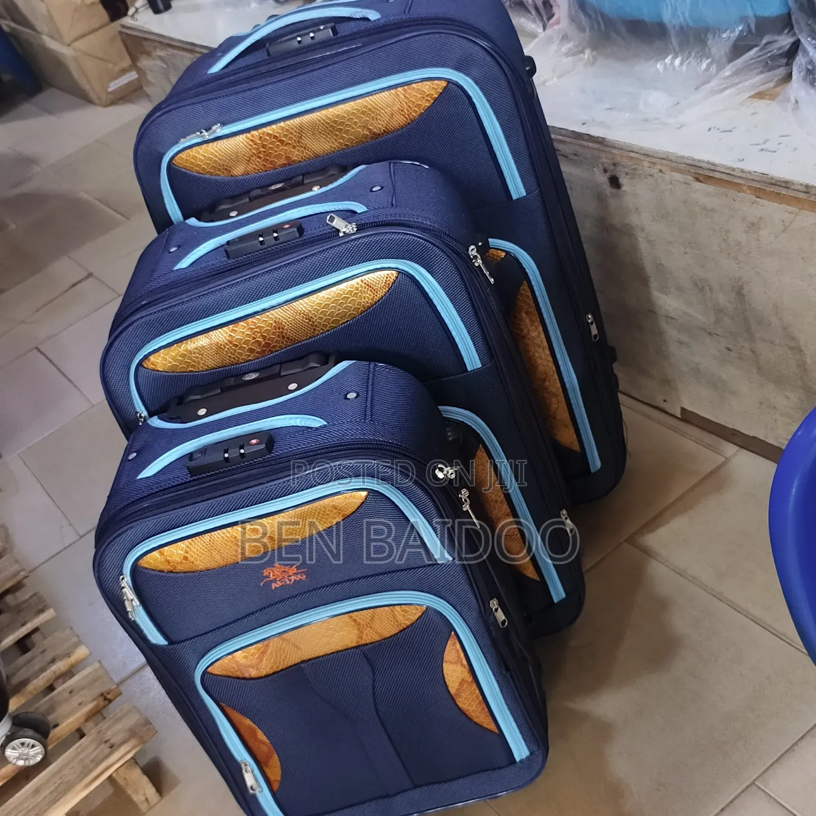 Material Travel Bag 3-Sets