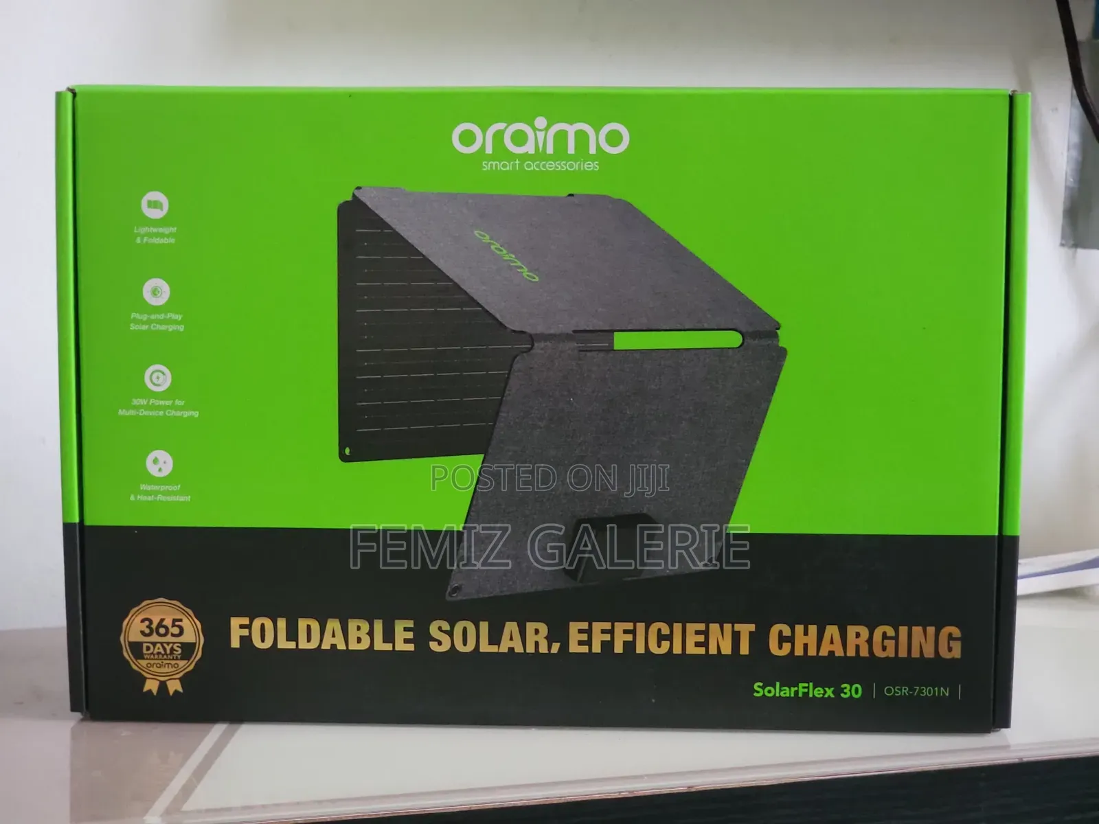 Oraimo Solarflex 30 30w Portable Solar Panel