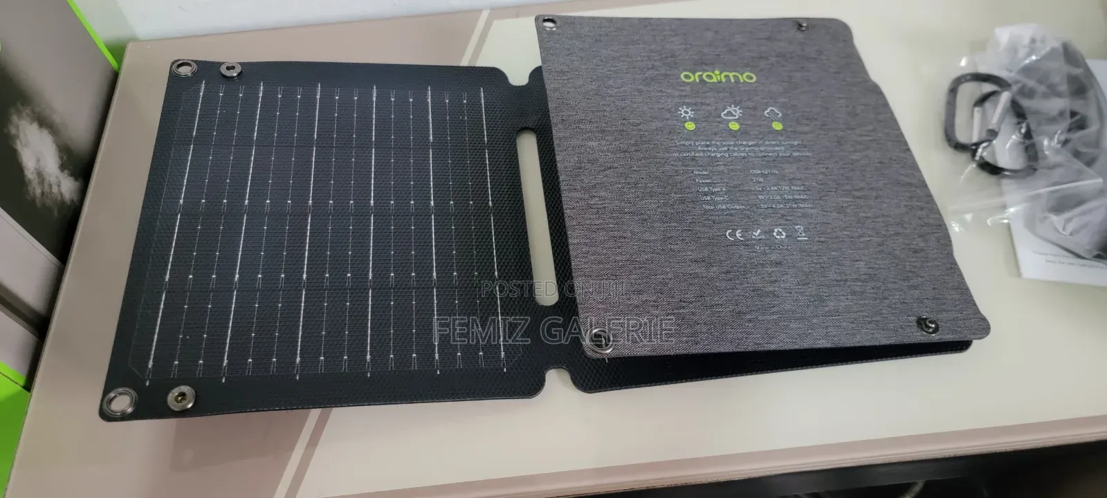 Oraimo Solarflex 21 21w Portable Solar Panel