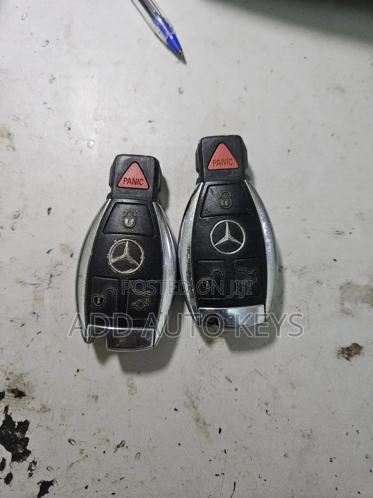 C300 Ecu +2keys Ignition Switch Steerlock Complete Immo Set