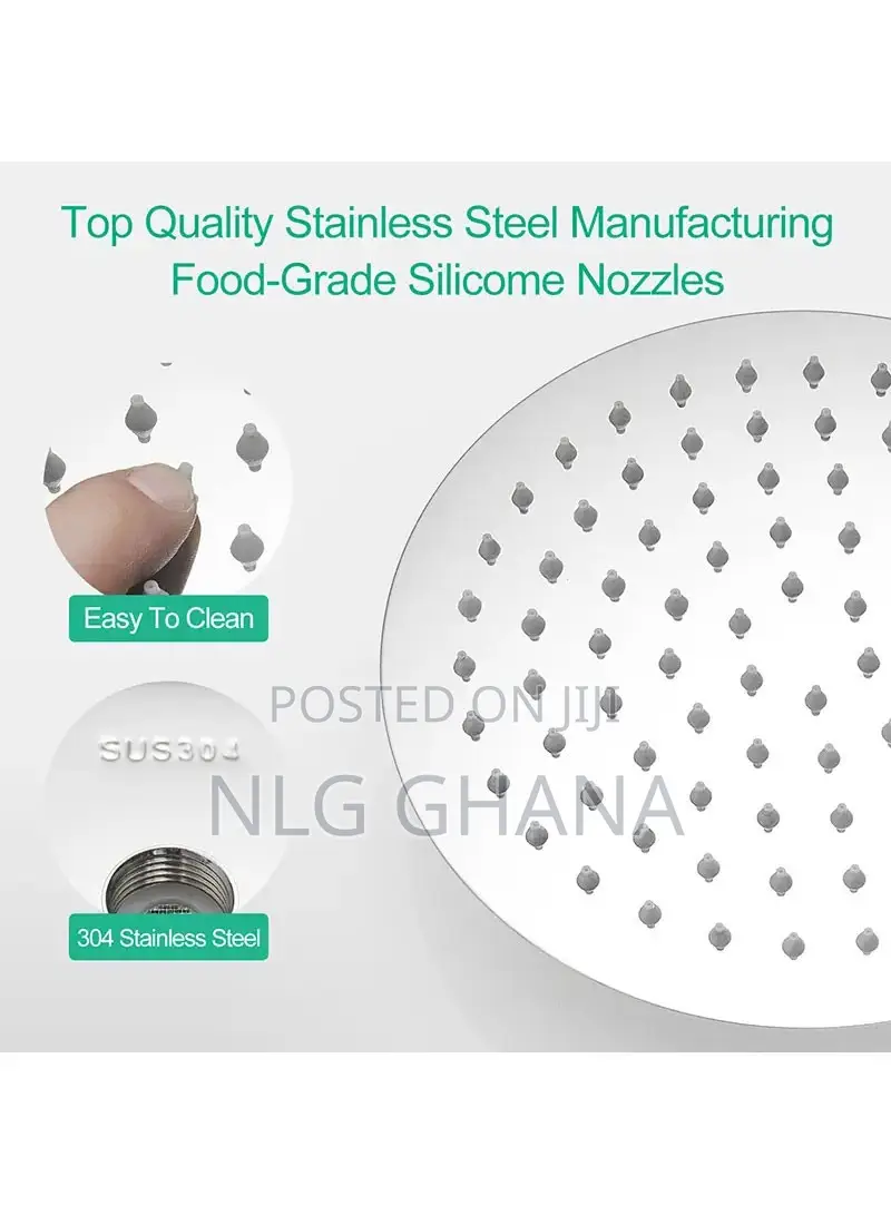 8" Stainless Steel Bathroom Shower Head. Tvx13315