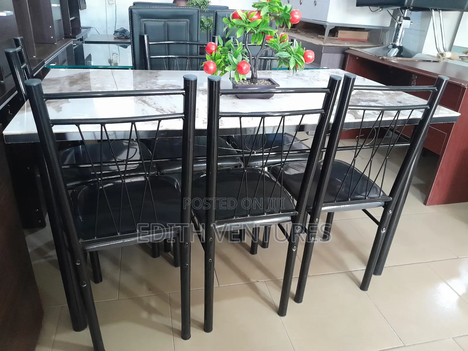 Rhodues Dining Table and Chairs