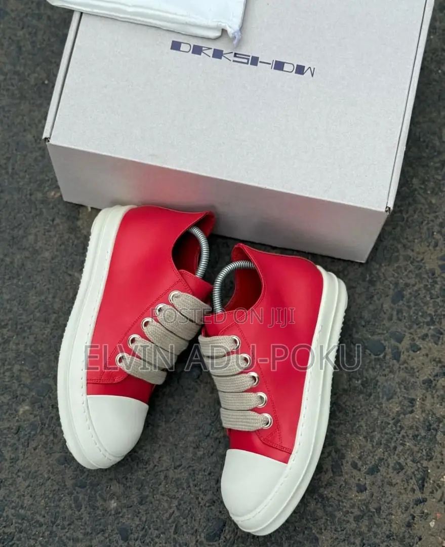 Rick Owens Hollywood Jumbolaced Sneakers In Different Colors , Swipe >
