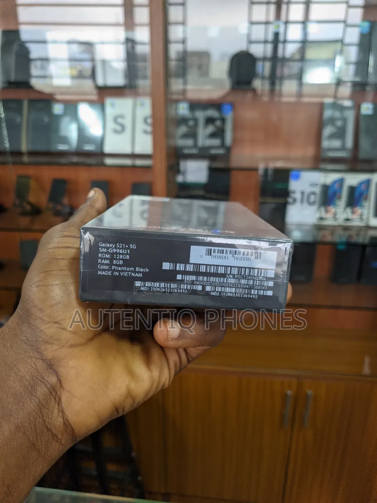 New Samsung Galaxy S21+ 5G 128 GB Black