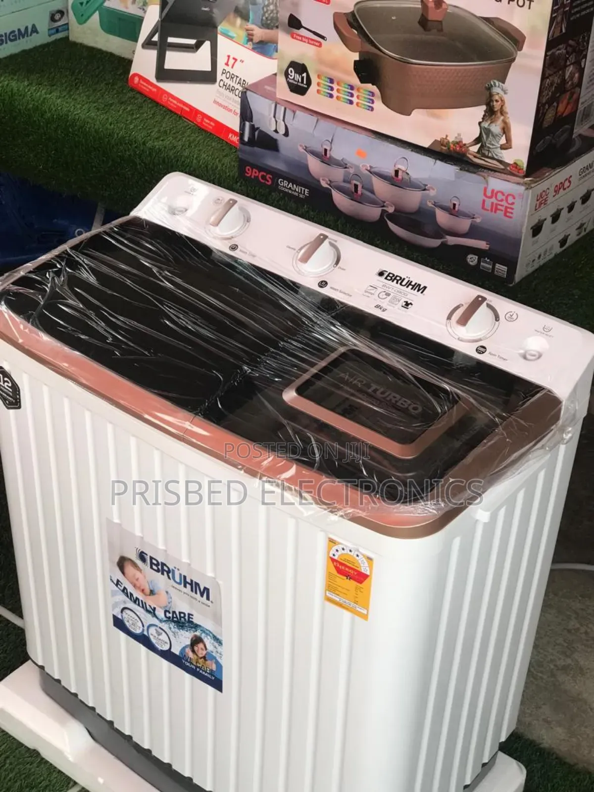 Bruhm Washing Machine 8kg Twin Tub