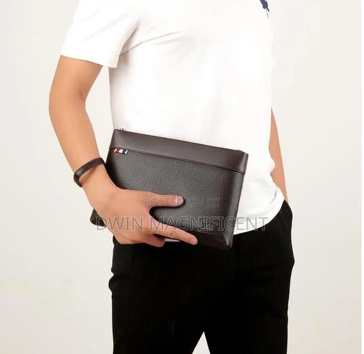Men Clutch Bag Handbag Wristlet Bag