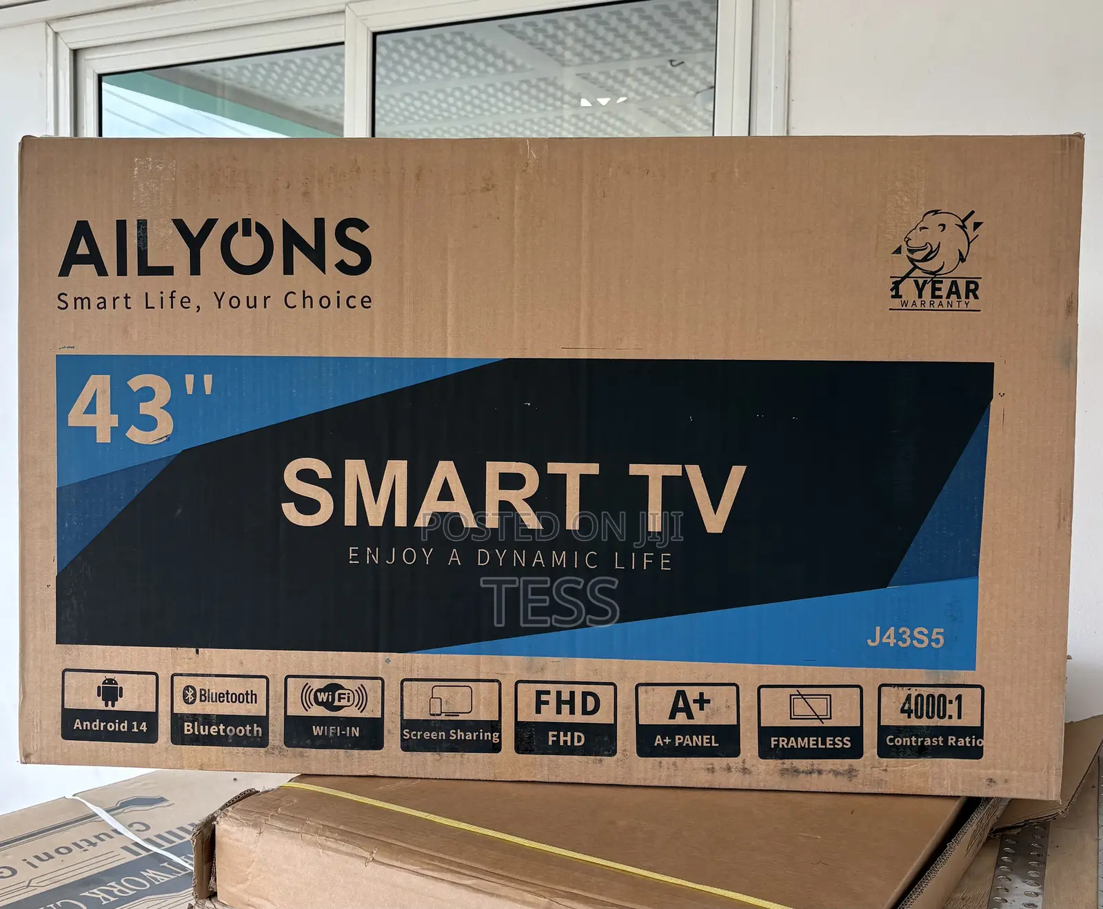 Ailyons 43‐Inch Smart Tv Screen J43s5 43 Inch