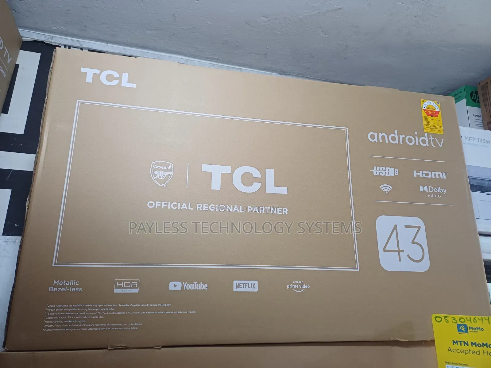 TCL 43 Inches Smart Android Digital Televisions