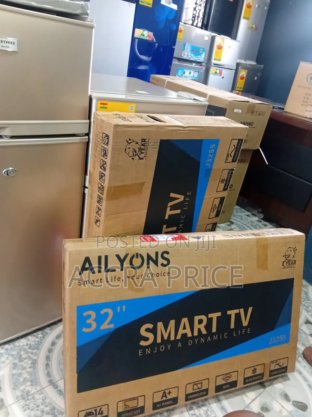 Ailyons 32 Inch Led Smart Tv With 2 Hdmi and Usb Ports