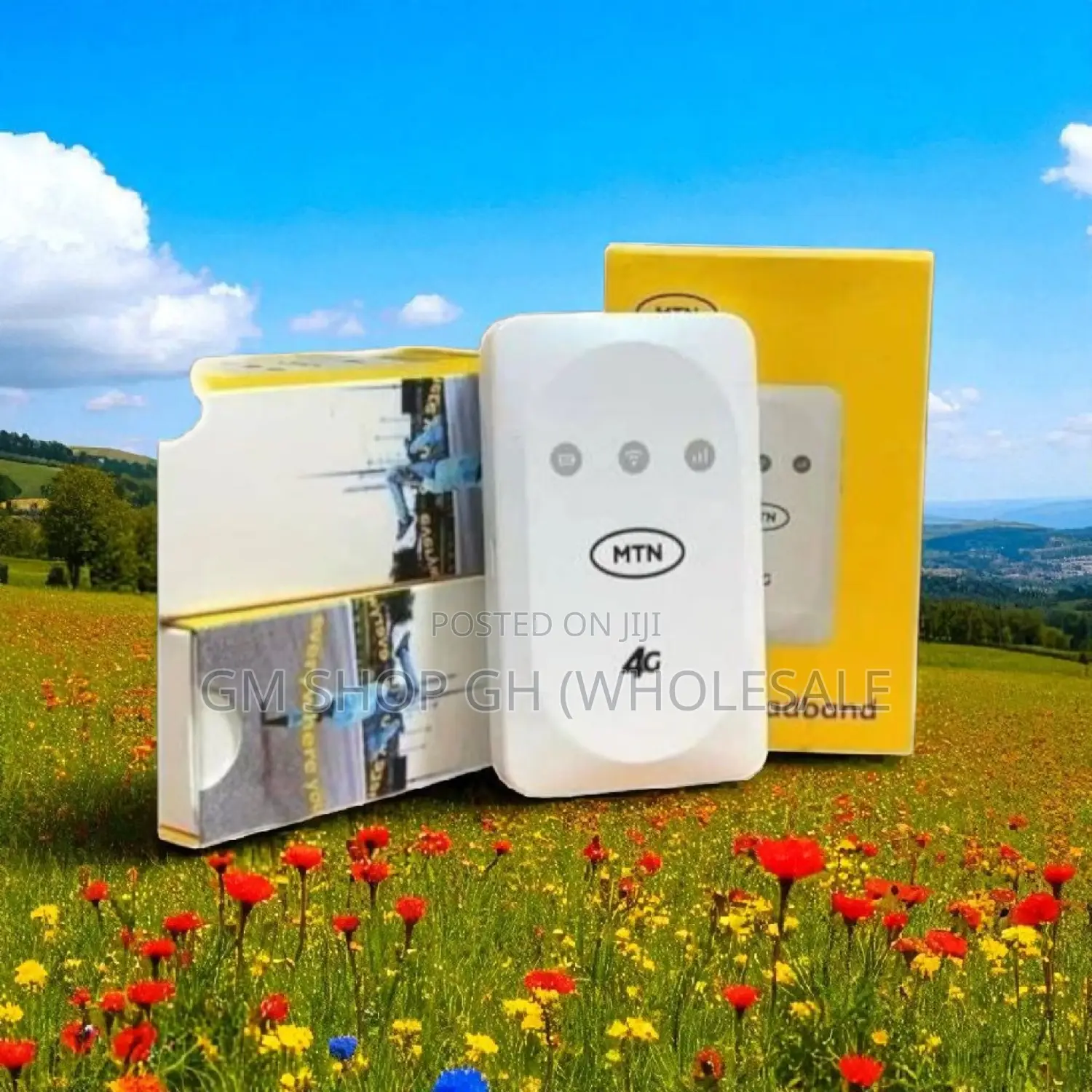MTN Portable Universal Unlock 4g Lte Mifi/ Wifi-Whte (53357)