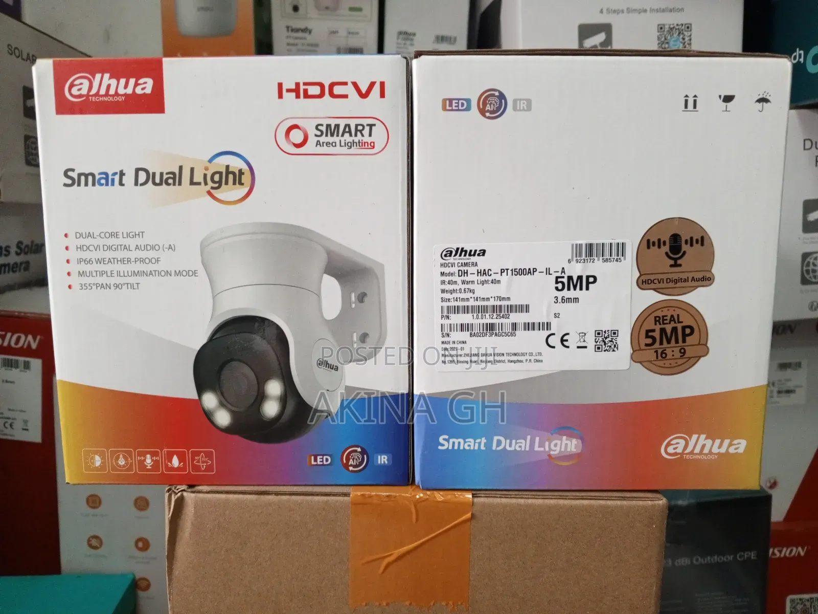 Dahua Analog Smart Dual Light Pt 5mp Camera Dh-Hac-Pt1500ap-Il-A