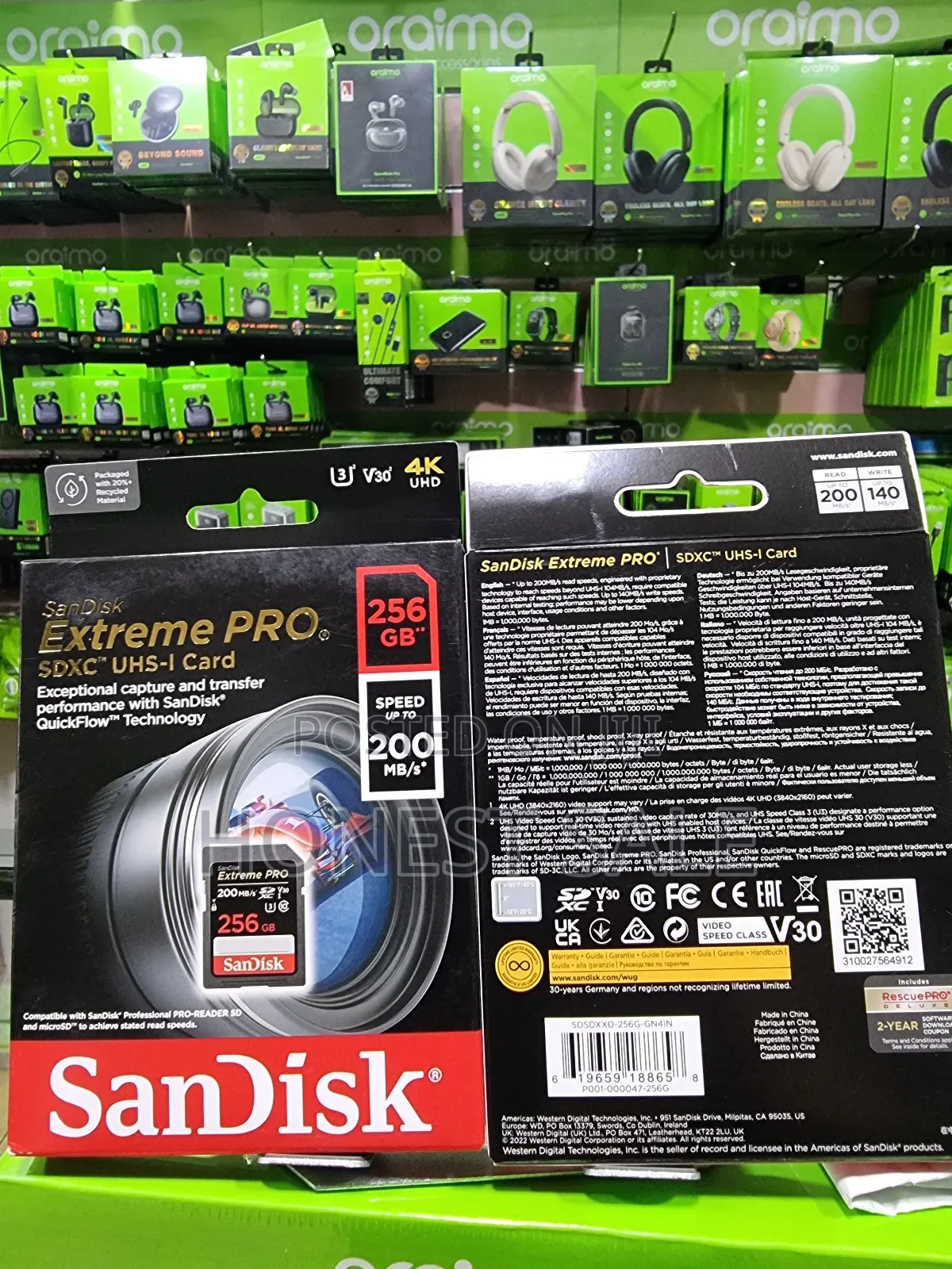 256gb Sandisk Extreme Pro Camera Sd Card
