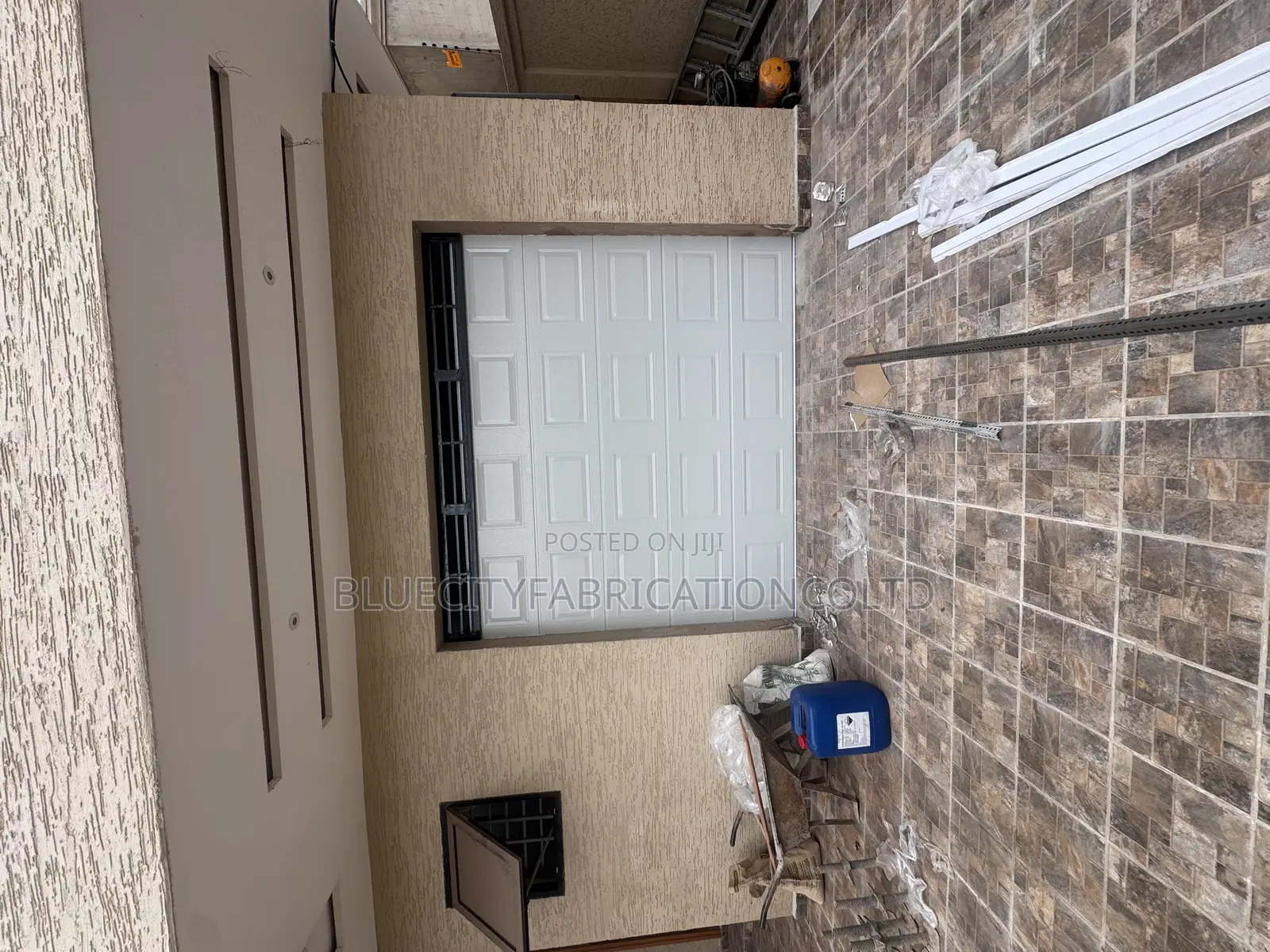 White Garage Door