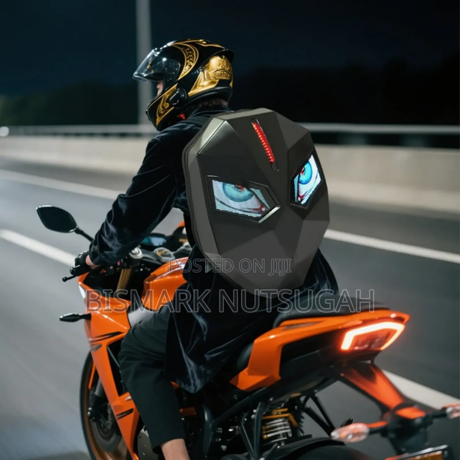 Led Knight Motorcycle Backpack