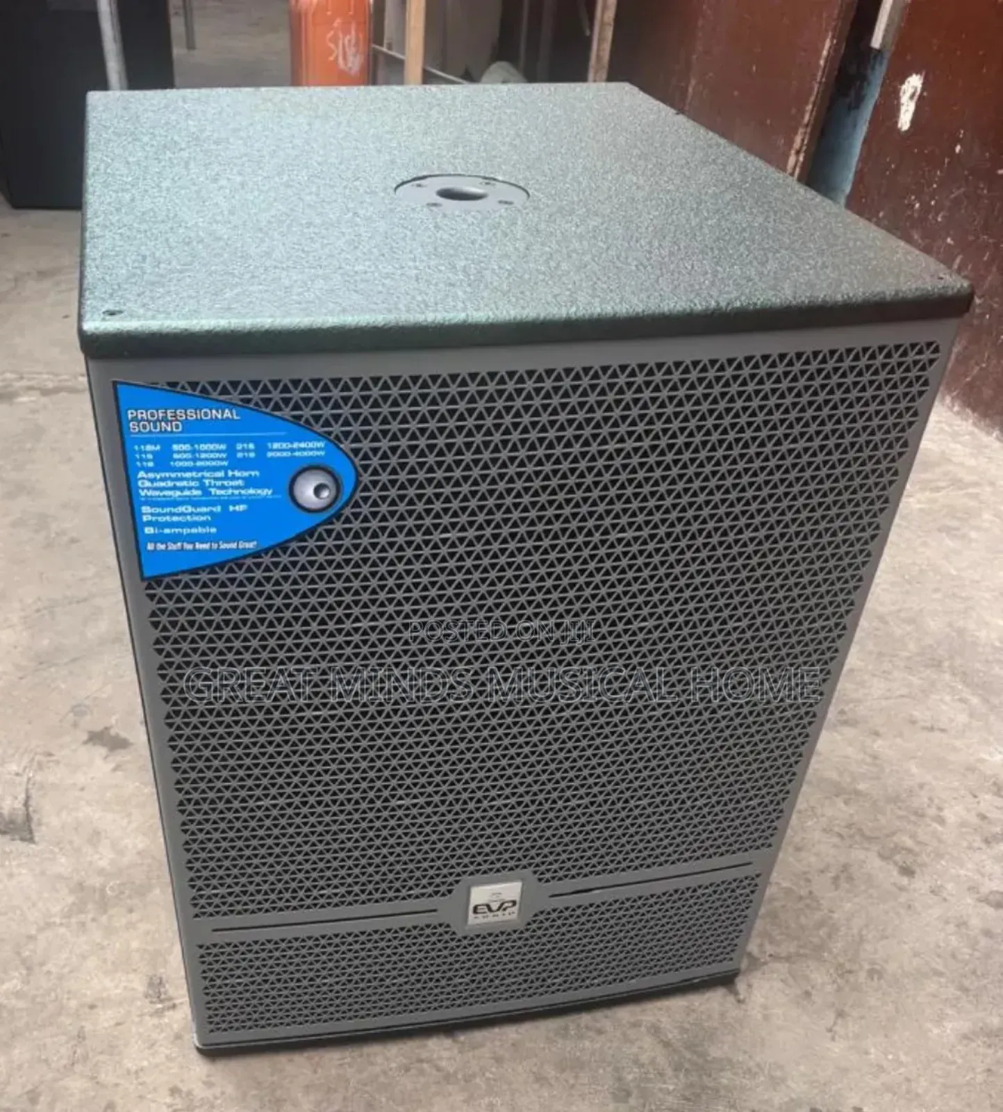 Evp Single Bass Speakers (Pair)