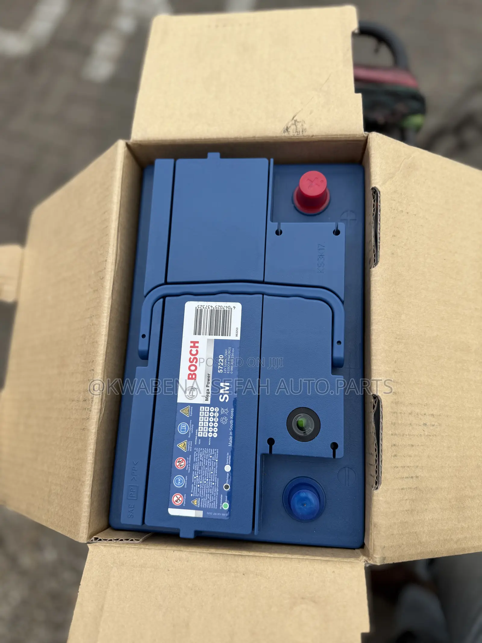 Original Brand New Car Bosch Battery (15 Plate) Available For All Cars