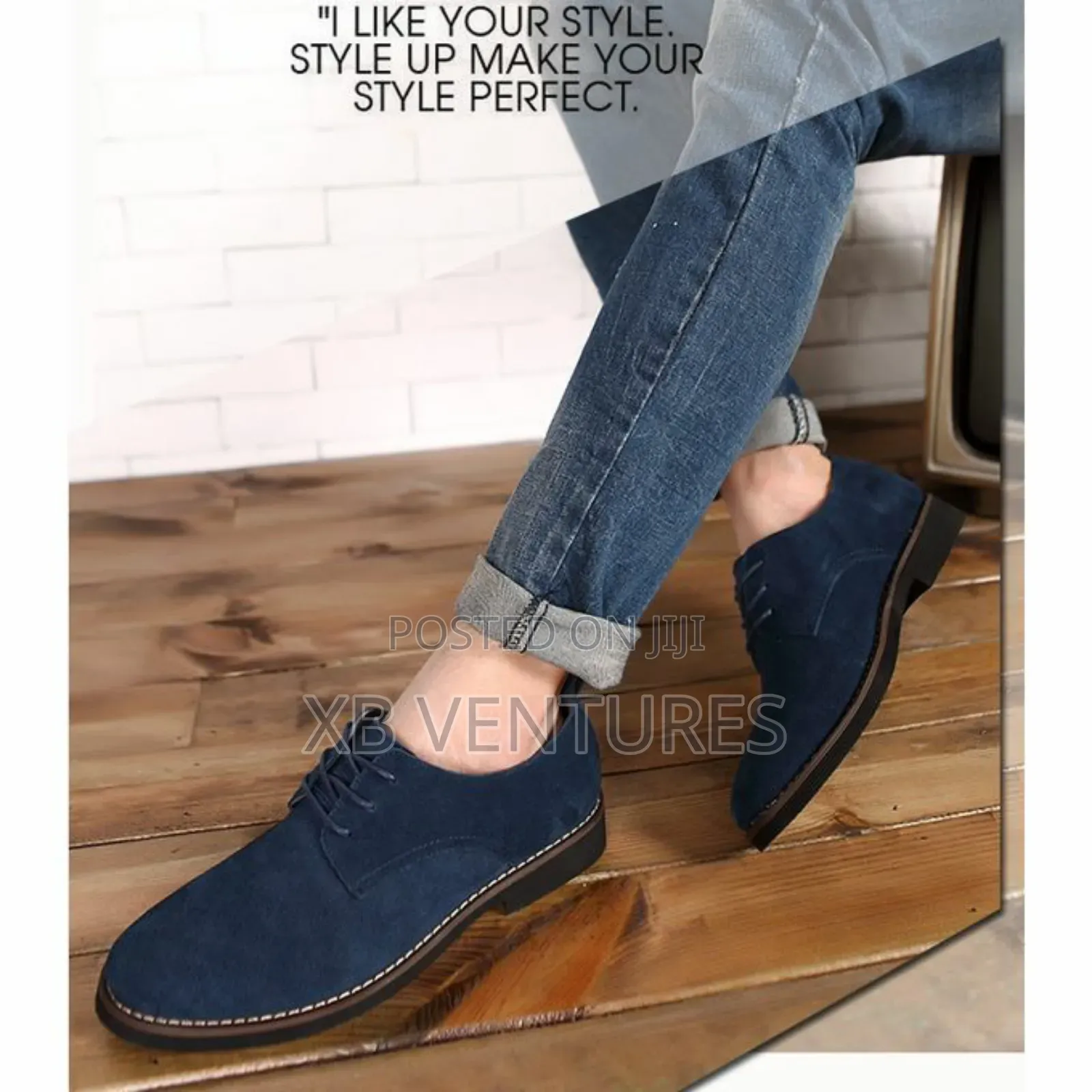 British Style Suede Leather Business Casual Shoes