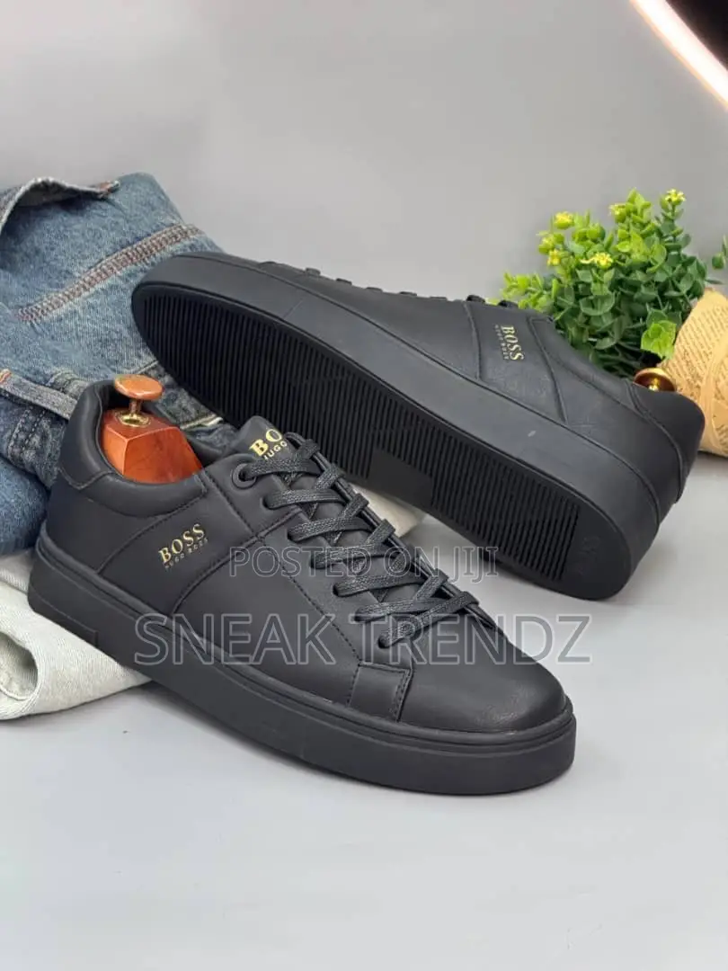 Hugo Boss Leather Black