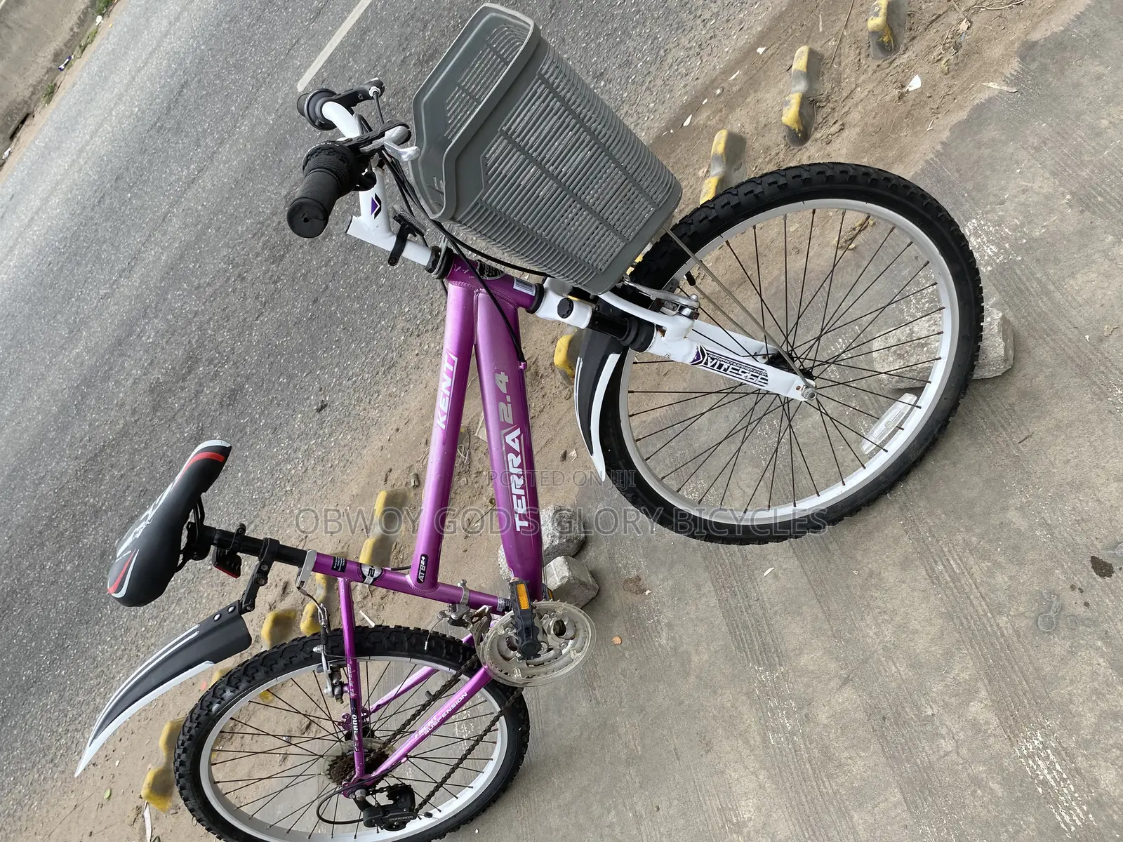Purple Ladies Bike 24 Inches