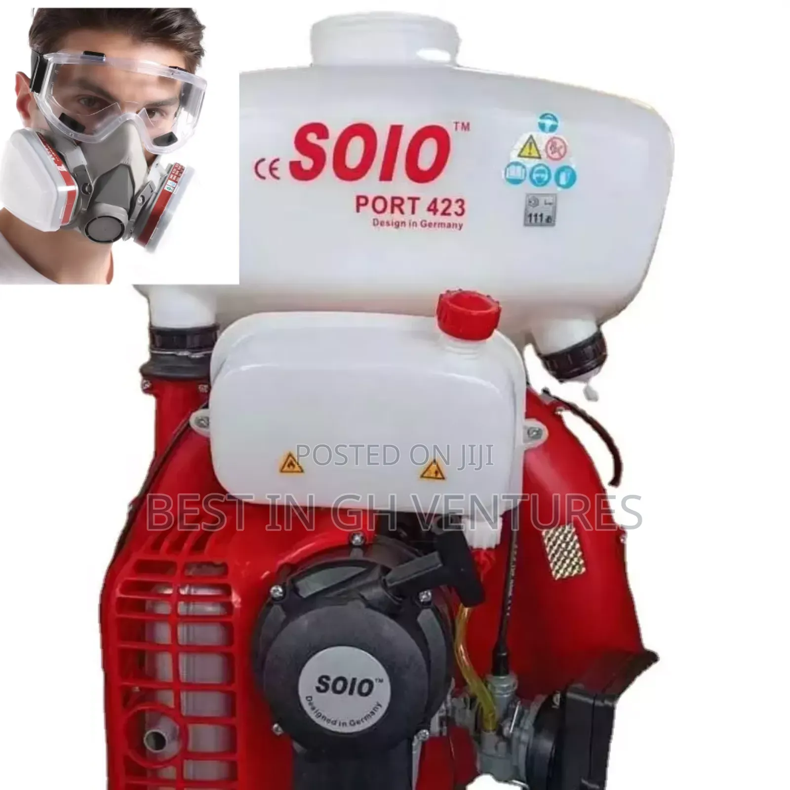 Solo Port 423 Spraying Machine With Spray Mask