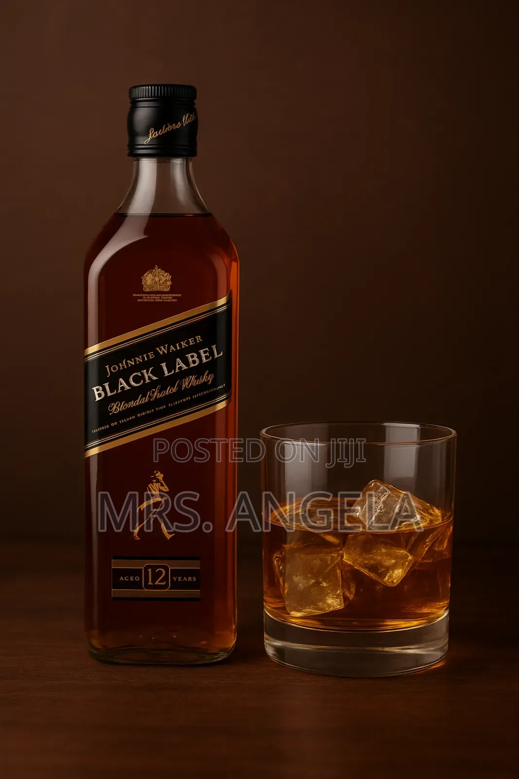 Johnnie Walker Black Label Blended Scotch Whisky – 12 Years Old