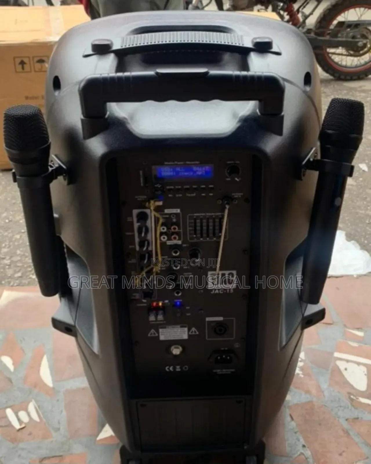 Jac 15" Bluetooth Speakers With Two Microphone