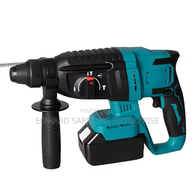 5pcs 21v Cordless Kit: Hammer Impact Drill, Wrench, Grinder, Cutter