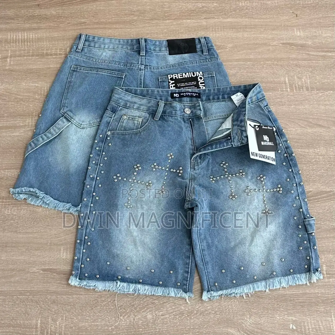 Heavy Designer Jeans Shorts