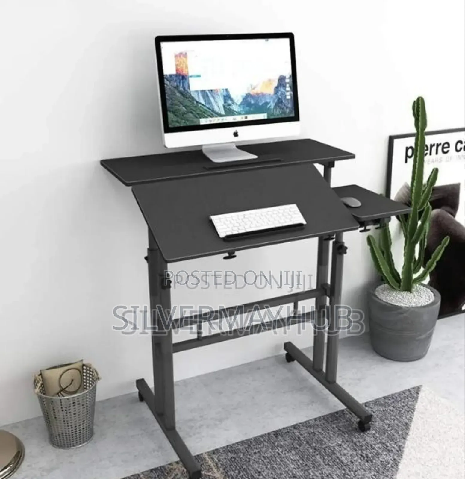 Sit And Stand Adjustable Desk