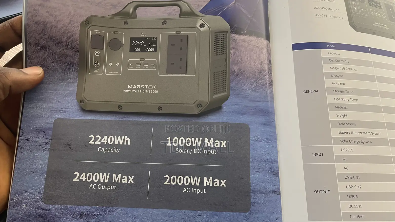 2000w Solar Power Station for Home Office