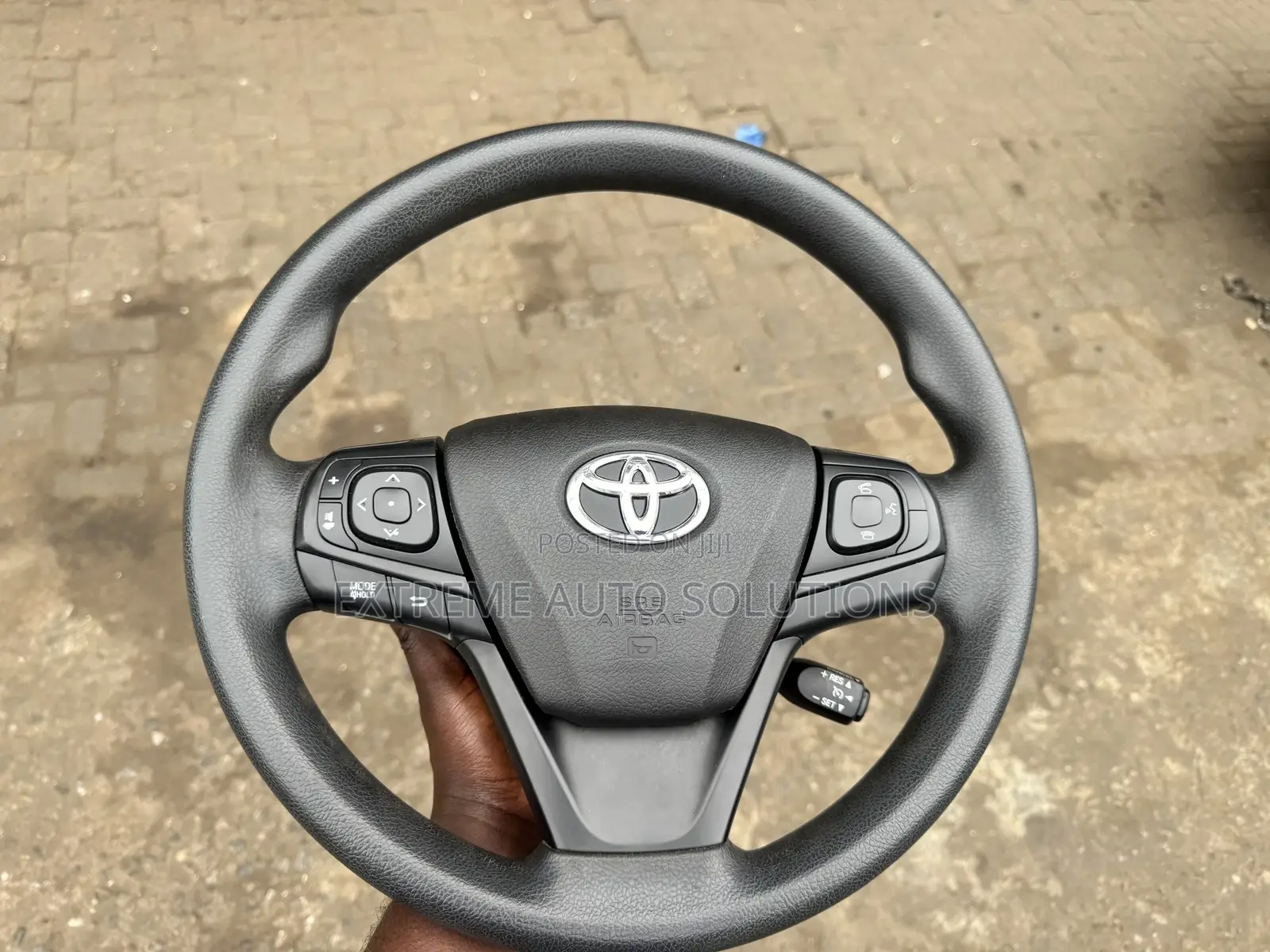 13-15 Avalon Black Leather Driver Column Steering Wheel Assembly Oem