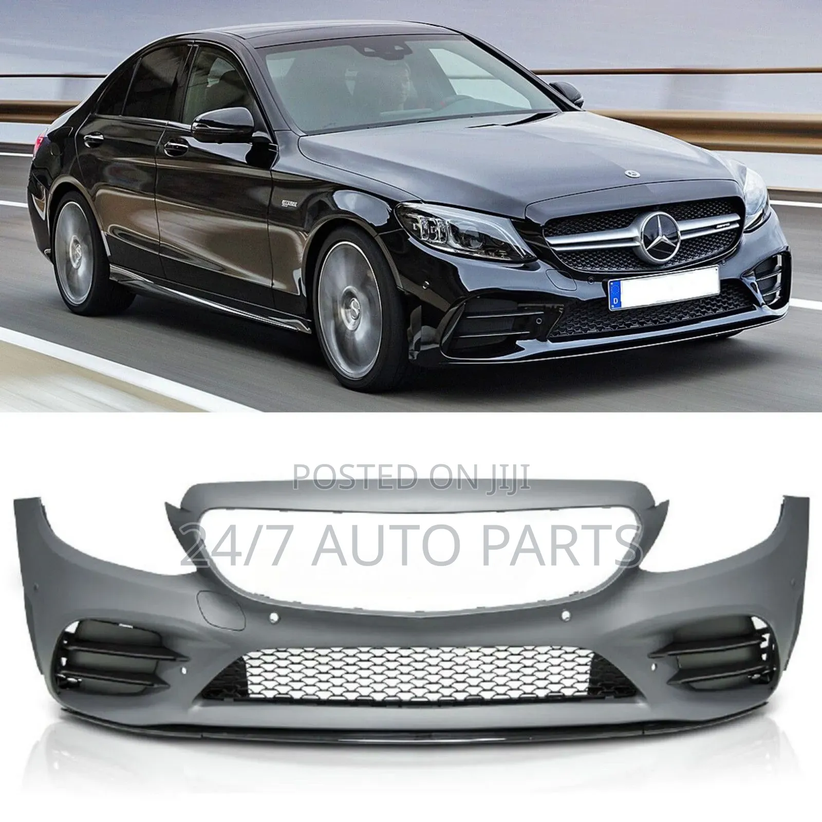 Mercedes Benz C Class W205  2015-2021 Amg Bumper Style