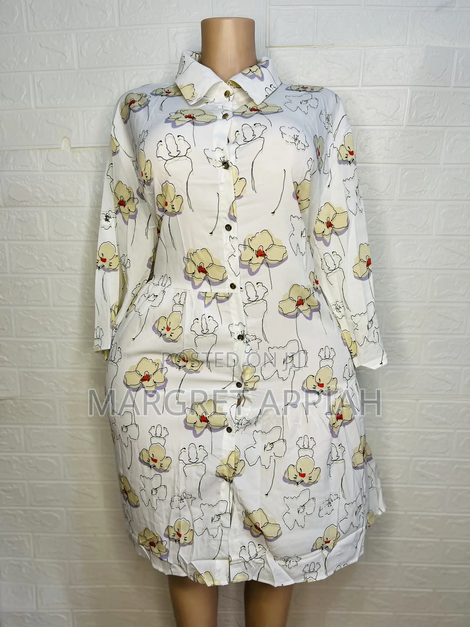 Floral Shirt Dress