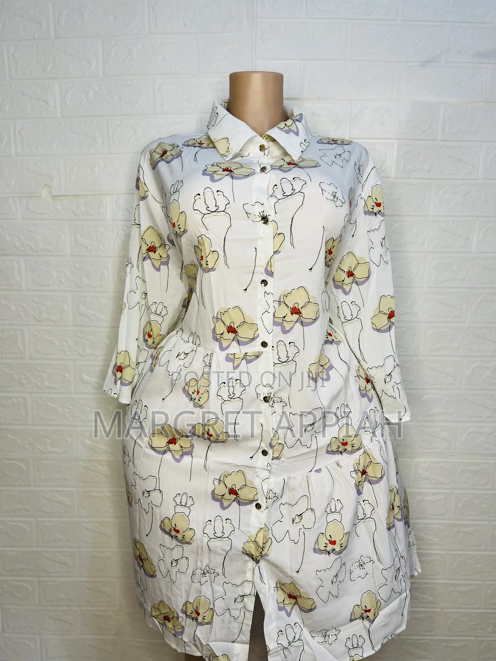 Floral Shirt Dress