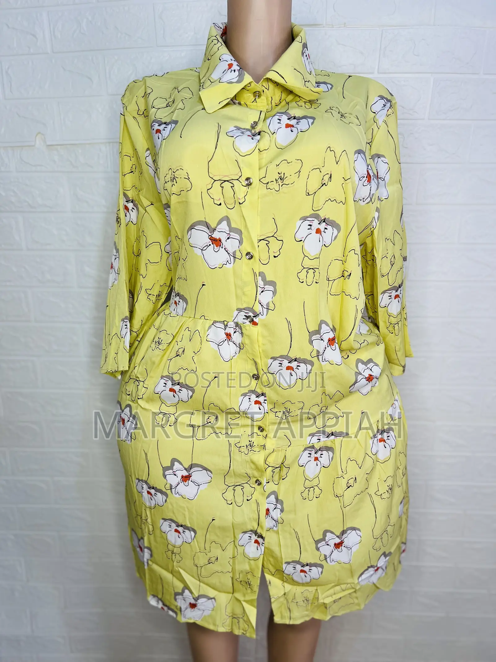 Floral Shirt Dress