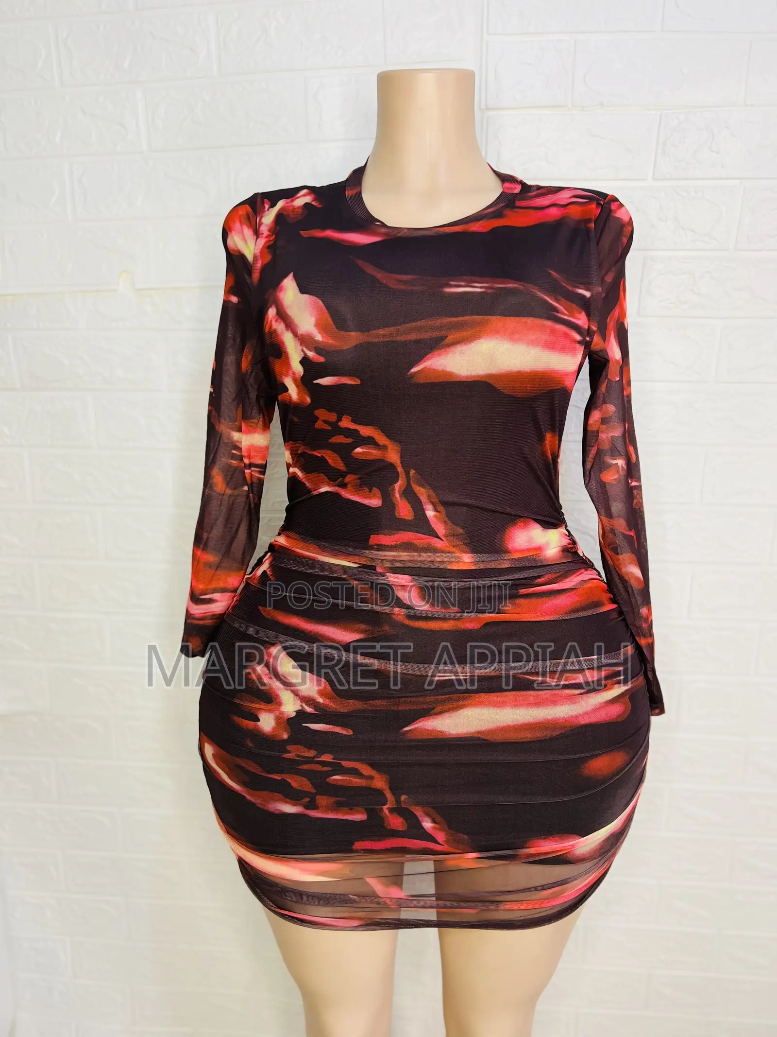 Mesh Mini Dress