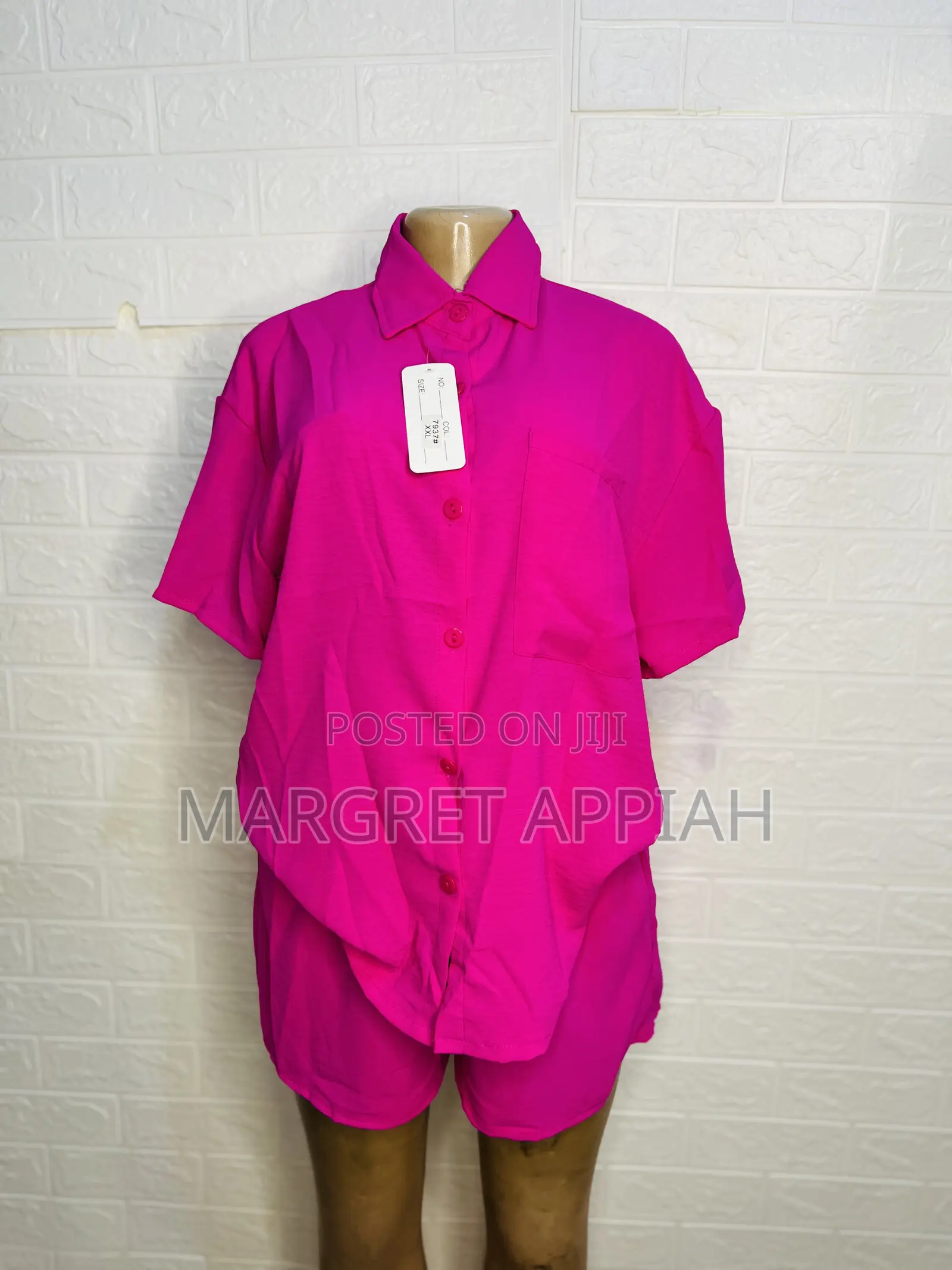 Turquoise Shorts Set