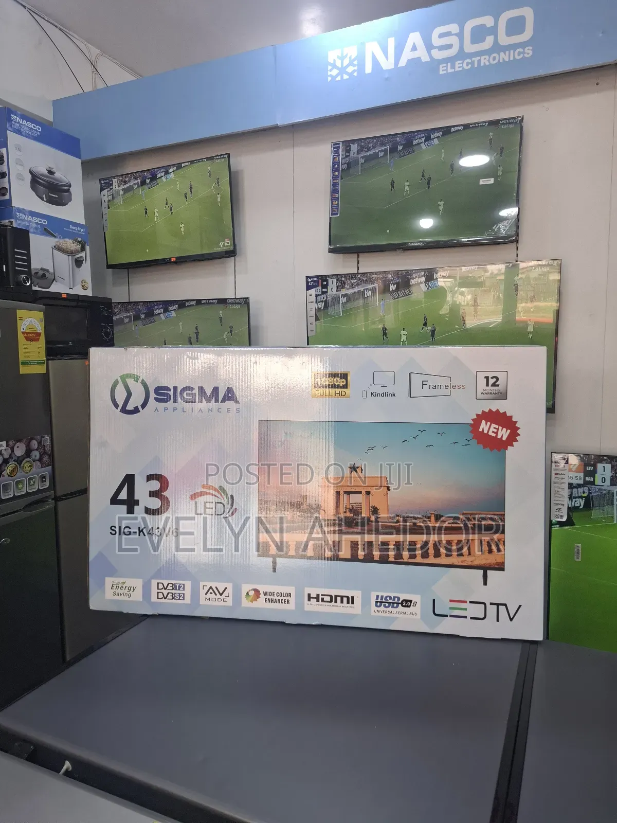 Wide Colour Enchancer of Sigma 43 Inches Digital Satellite Tv Availabl