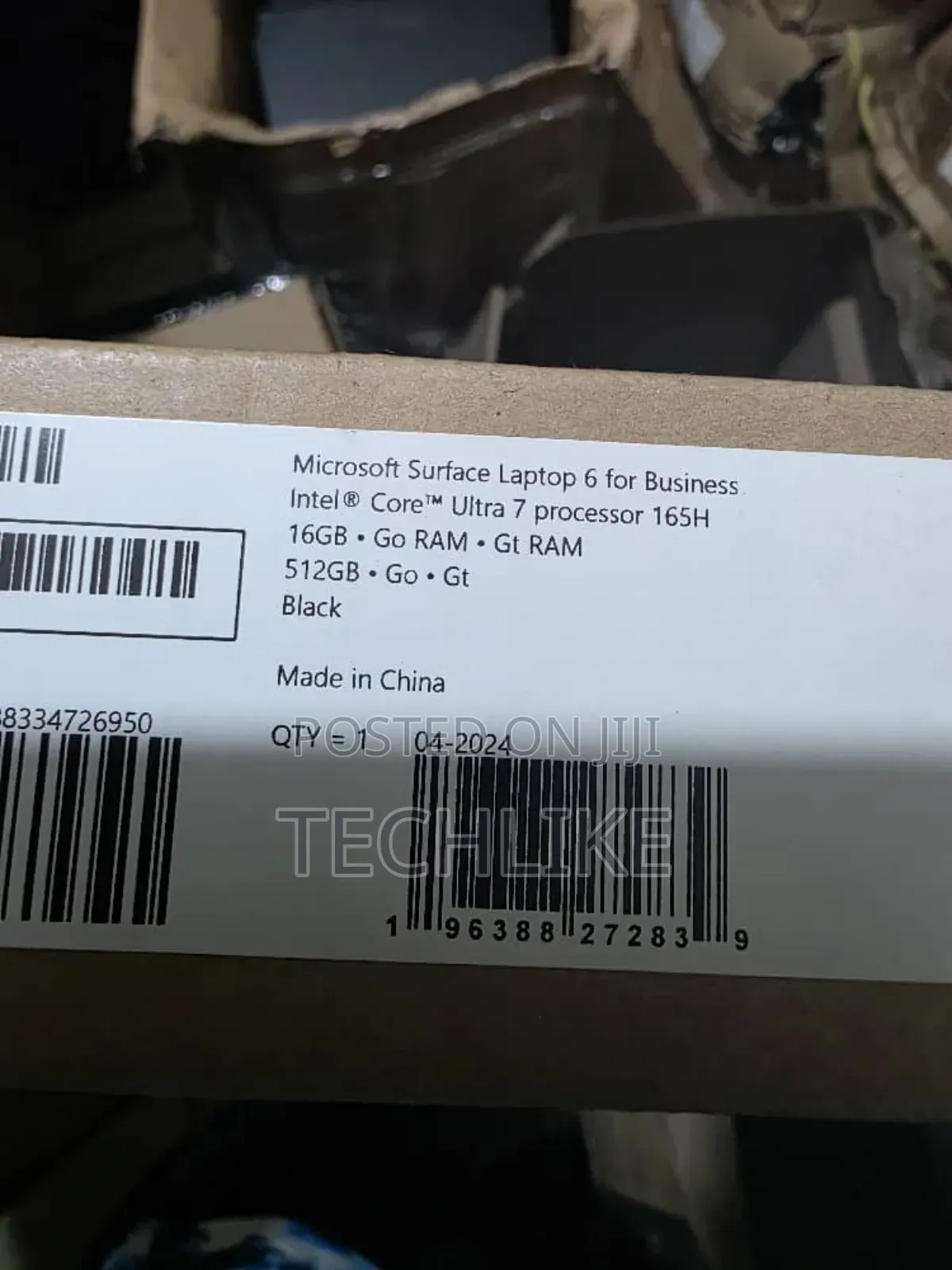 New Laptop Microsoft Surface Laptop 6 16GB Intel Core Ultra 7 SSD 512GB