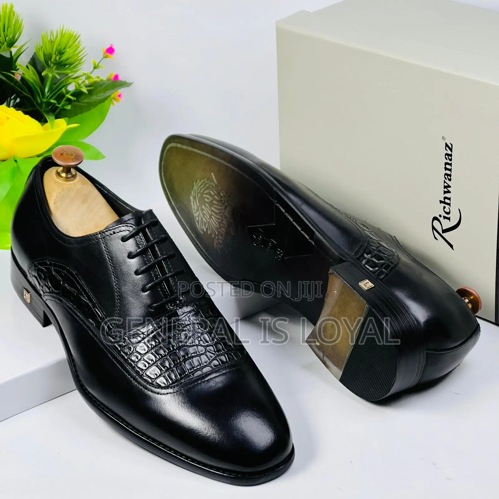 Richwanz Black Official Men Shoe