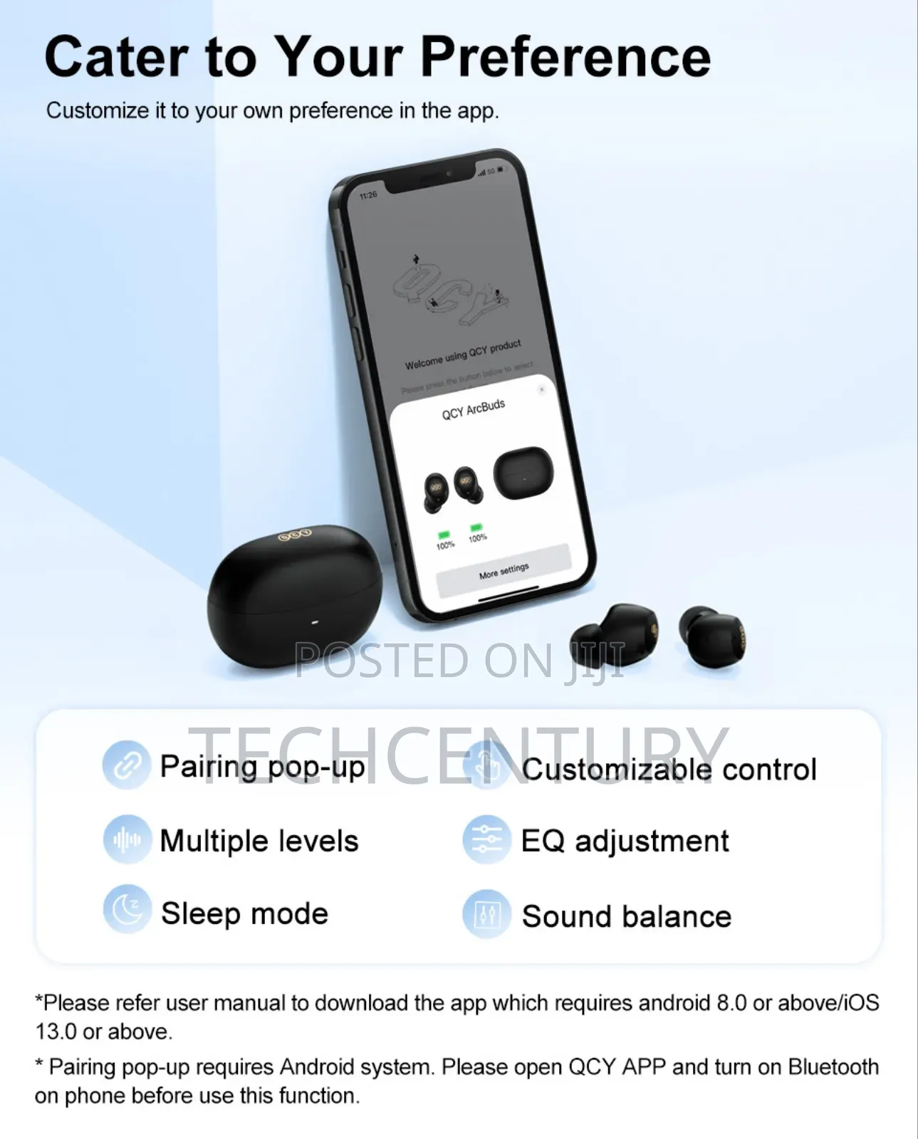 Qcy Arcbuds Ht07 Anc Earbuds