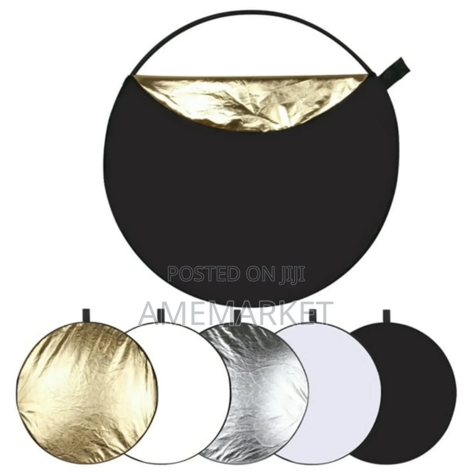 Portable 5-in-1 Collapsible Light Reflector For Photography Studio