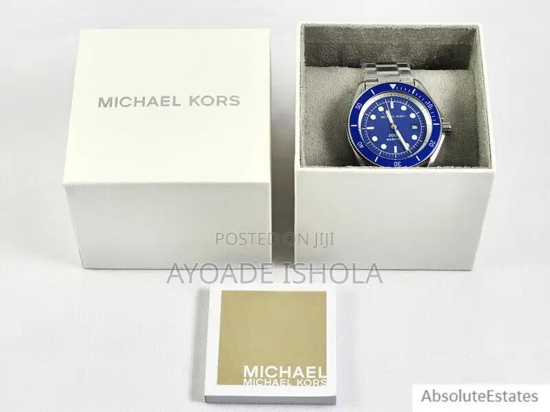 Mk9160 Oversized Maritime Silver-Tone Watch 2023 Diver Watch