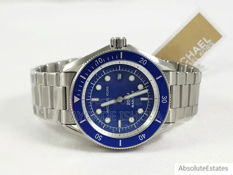 Mk9160 Oversized Maritime Silver-Tone Watch 2023 Diver Watch